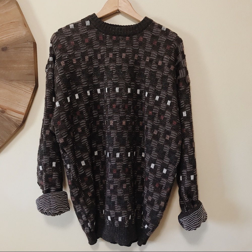 Vintage | Chunky Oversized Grandpa Sweater